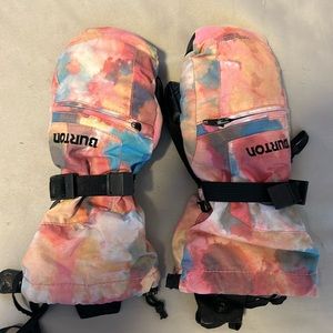 Kids Burton ski mittens